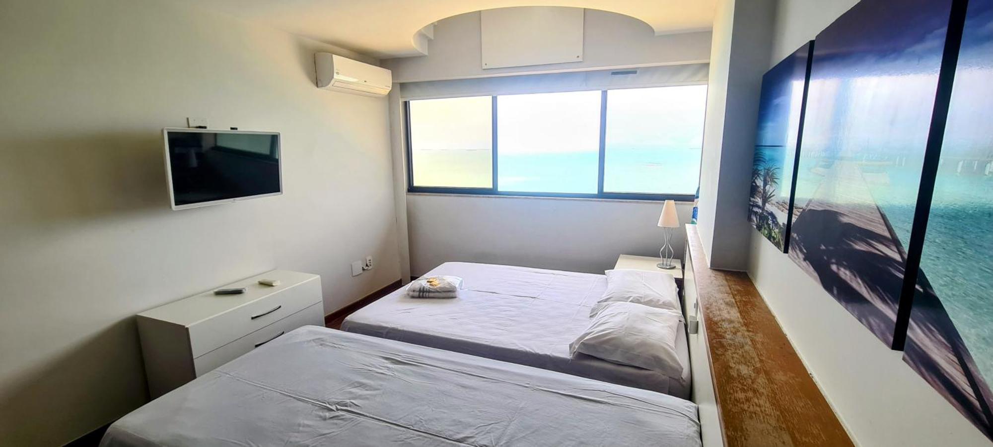 Flat Pasárgada 906, Free Bikes, pé na praia Vila Velha  Extérieur photo